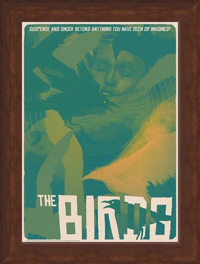 Framed Framed The Birds Montage - Alfred Hitchcock