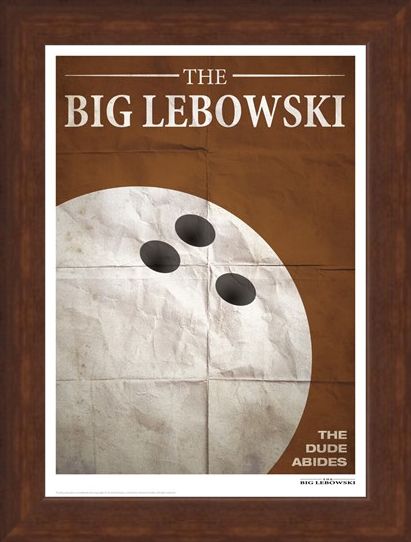 Framed Framed Bowling - The Big Lebowski