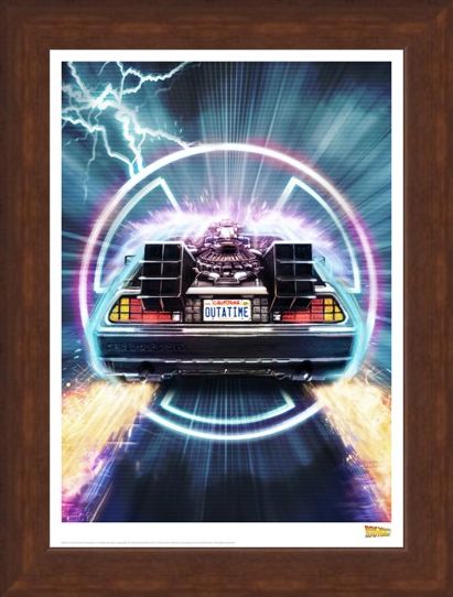 Framed Framed Delorean - Back To The Future