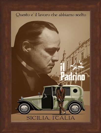 Framed Framed Sicilia - Godfather