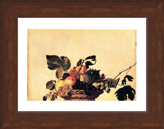 Framed Framed Cesto Di Frutta - Caravaggio