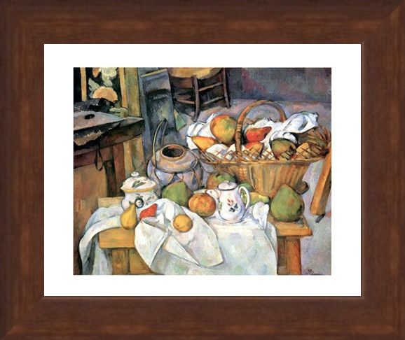 Framed Framed Natura Morta - Paul Cezanne