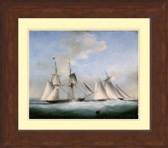 Framed Framed The Ship 'Water Witch' - High Seas Beauty