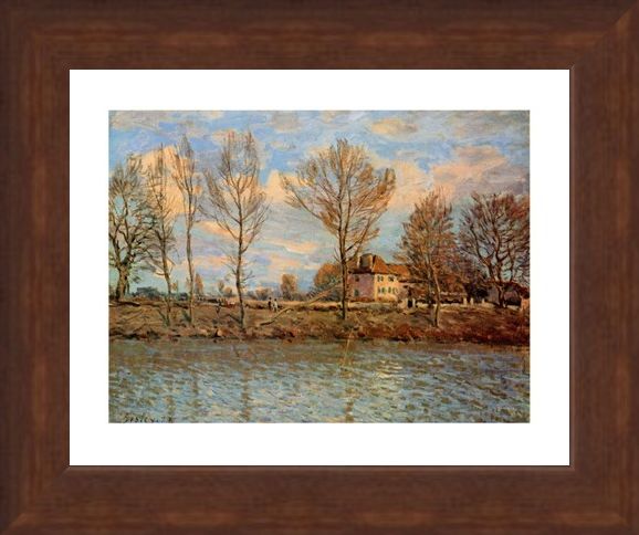 Framed Framed L'Ile De La Grand Jatte - Alfred Sisley