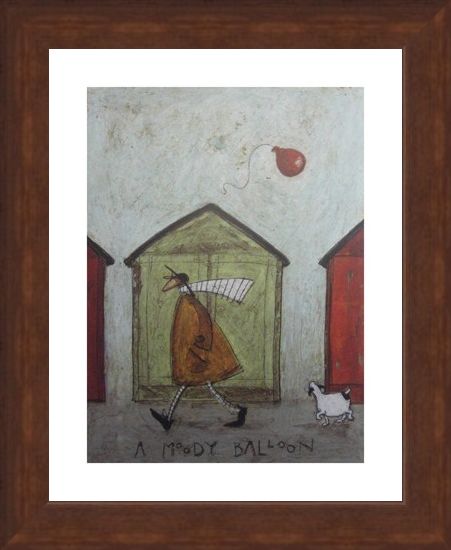 Framed Framed A Moody Balloon - Sam Toft