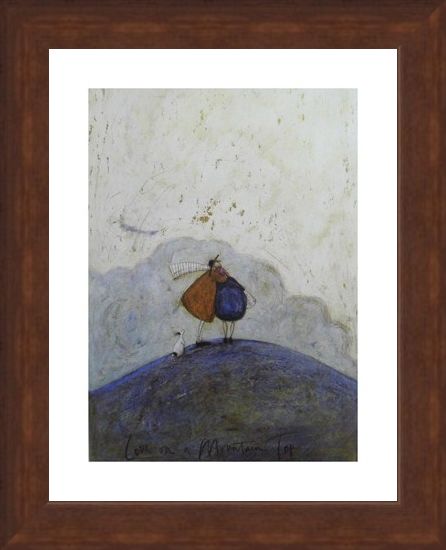 Framed Framed Love on a Mountain Top - Sam Toft