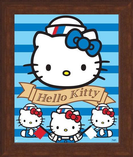 Framed Framed Ahoy There! - Hello Kitty