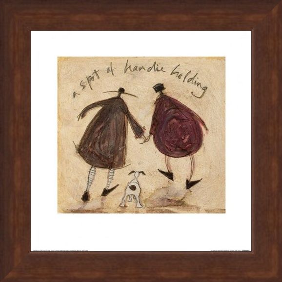 Framed Framed A Spot of Handie Holding - Sam Toft