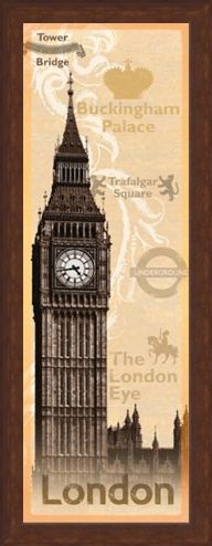 Framed Framed London Landmarks - Iconic London Sights