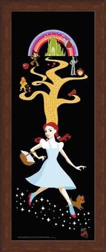 Framed Framed Follow the Yellow Brick Road - Wizard of Oz