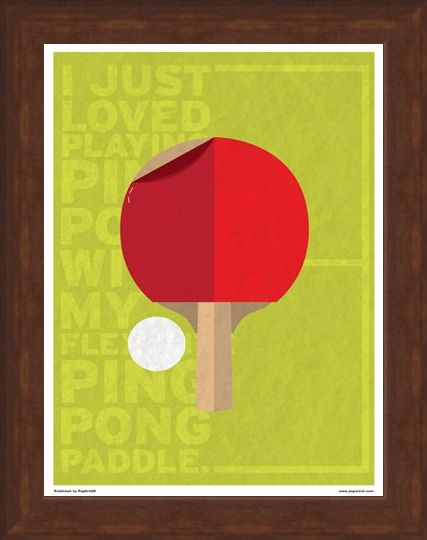 Framed Framed Minimal Movies: Forrest Gump - I Just Loved Playing Ping Pong