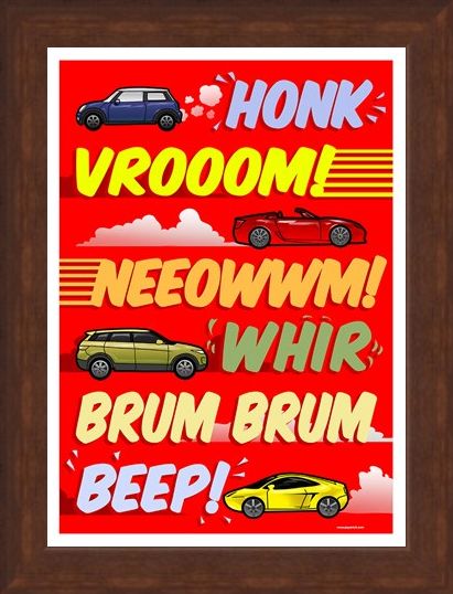 Framed Framed Car Noises - Brum Brum