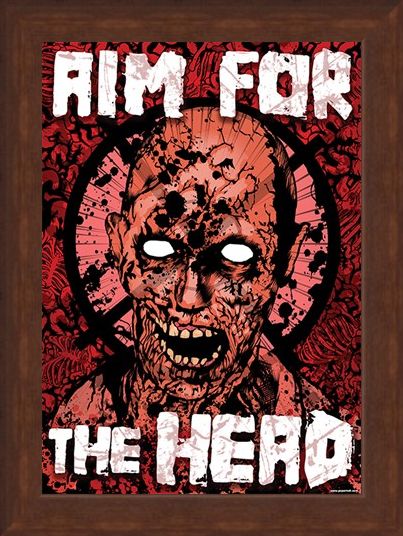 Framed Framed Aim For The Head - Zombie Apocalypse