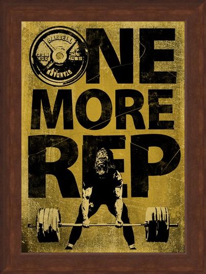 Framed Framed Don't Give Up - One More Rep