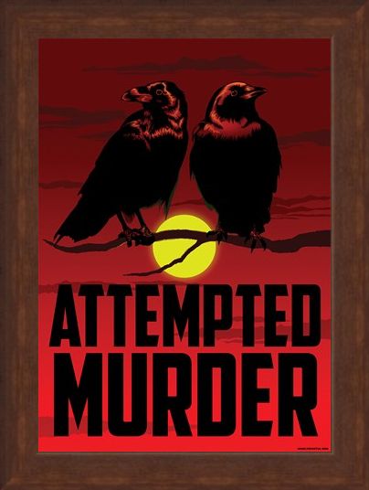 Framed Framed Attempted Murder Mini Poster - Crows