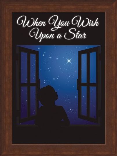 Framed Framed A Child's State Of Dreaming - When You Wish Upon A Star