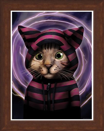Framed Framed One Sassy Feline - Storm