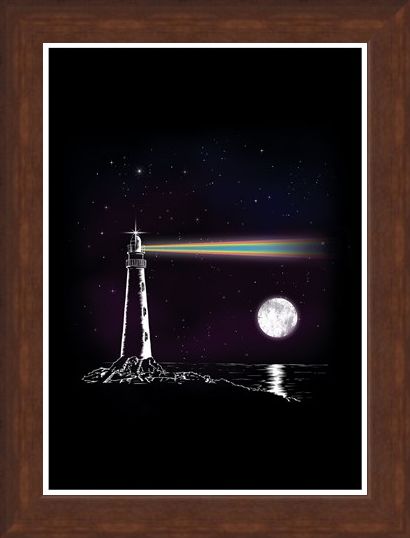 Framed Framed A Spectrum Of Colour - Rainbow Searchlight