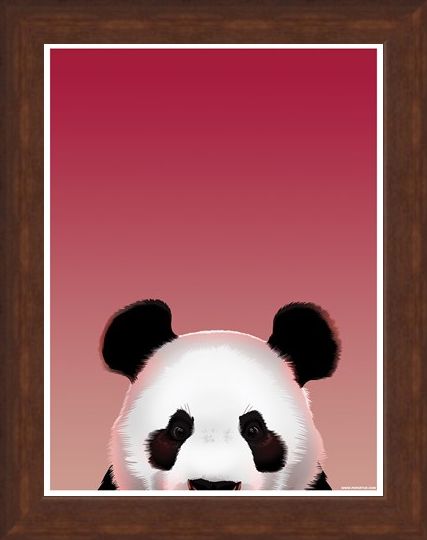 Framed Framed Pop Up Panda - Inquisitive Creatures