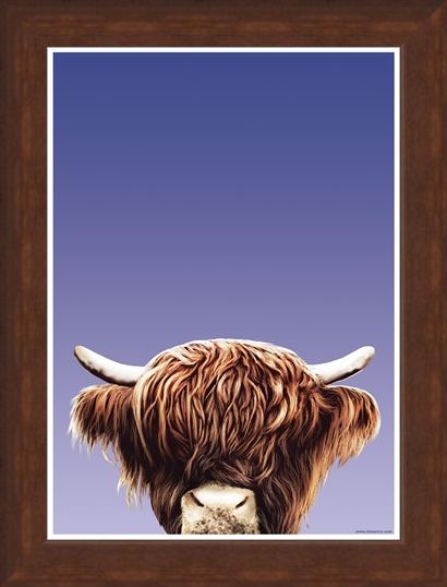 Framed Framed Hairy Highland - Inquisitive Creatures