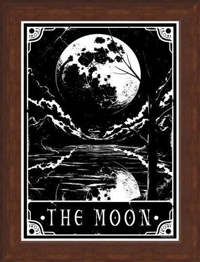 Framed Framed The Moon - Deadly Tarot