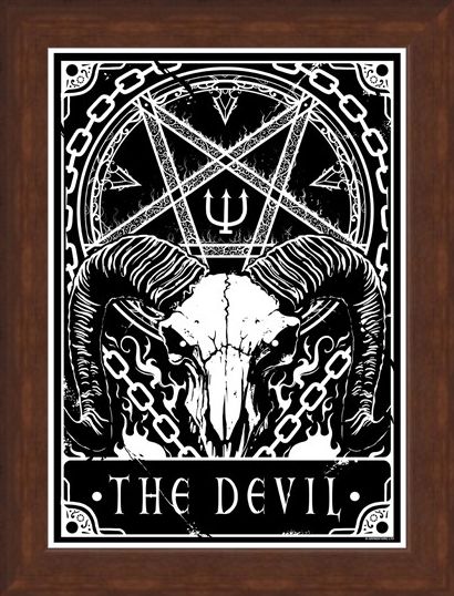 Framed Framed The Devil - Deadly Tarot