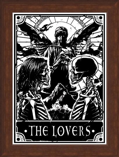 Framed Framed The Lovers - Deadly Tarot