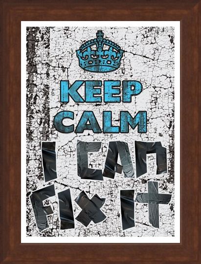 Framed Framed Keep Calm I Can Fix It - Keep Calm & Carry On