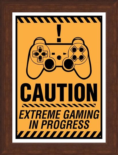 Framed Framed Caution! - Extreme Gaming In Progress