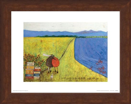 Framed Framed I Would Walk To The End Of The World With You - Sam Toft