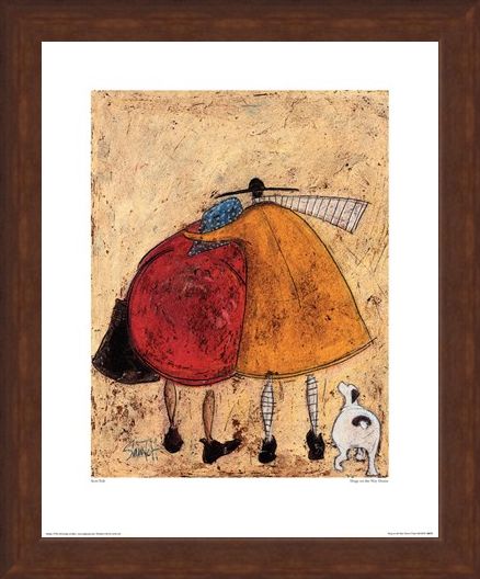 Framed Framed Hugs On The Way Home - Sam Toft