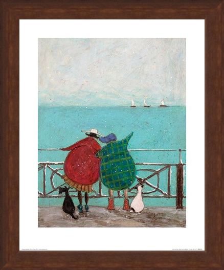 Framed Framed We Saw Three Ships Come Sailing By - Sam Toft
