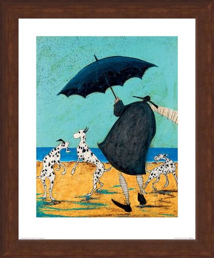 Framed Framed On Jack's Beach - Sam Toft