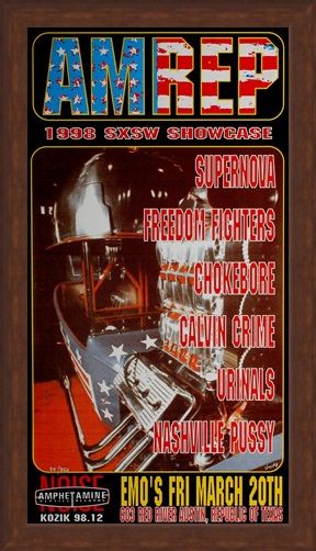 Framed Framed AM REP 1998 SXSW Showcase - Frank Kozik