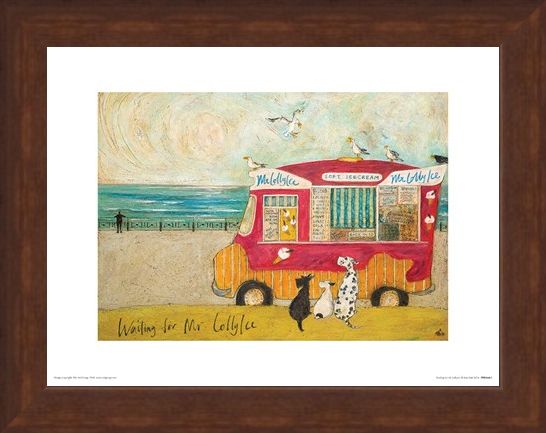 Framed Framed Waiting for Mr Lollyice - Sam Toft