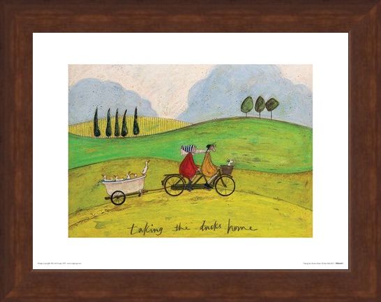 Framed Framed Taking the Ducks Home - Sam Toft