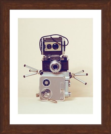 Framed Framed Robot Hands - Ian Winstanley