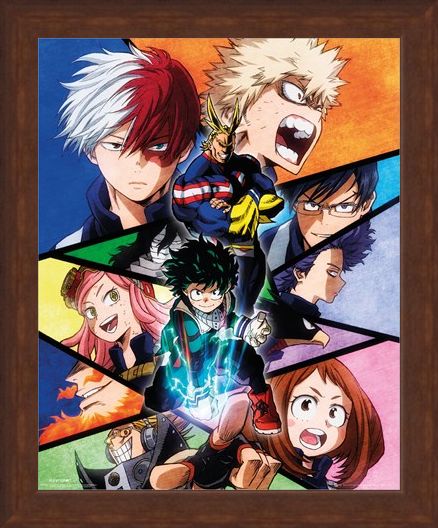 Framed Framed My Hero Academia Group - Quirk