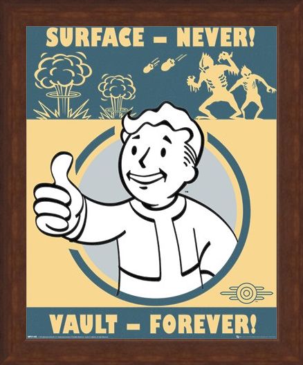 Framed Framed Vault Forever - Fallout