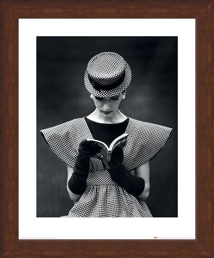 Framed Framed Wide Shoulder Fashion 1959 - Time Life