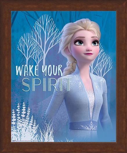 Framed Framed Wake Your Spirit Elsa - Frozen 2