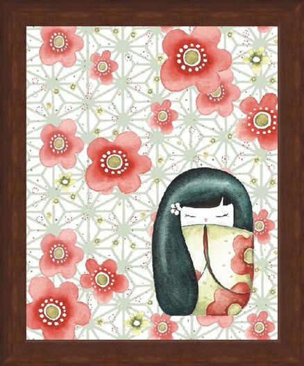 Framed Framed Hanako - Sam Bamford - Mizuki Dolls