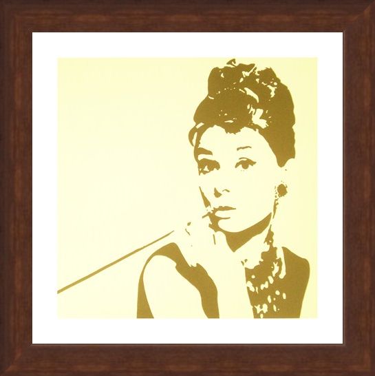 Framed Framed Audrey Hepburn - Phil Handsley