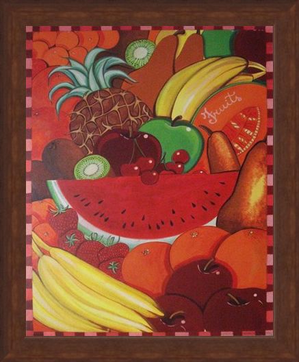 Framed Framed Fruit - G Servello