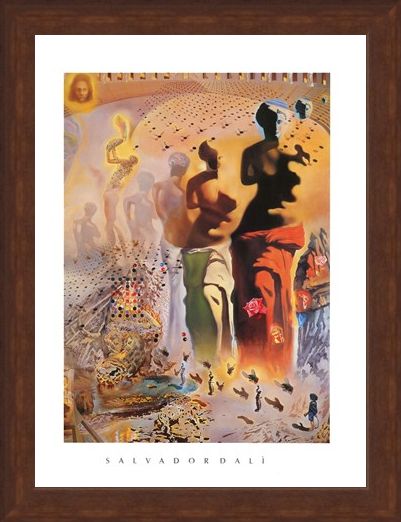 Framed Framed The Hallucinogenic Toreador - Salvador Dali