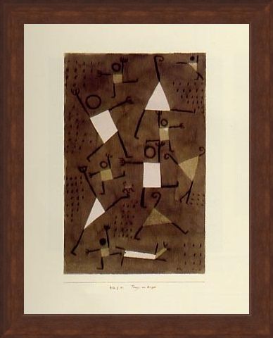 Framed Framed Dancing From Fear - Paul Klee