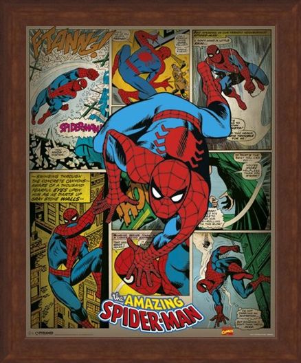 Framed Framed Comic Book Crusader - The Amazing Spider-Man