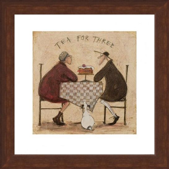 Framed Framed Tea for Three - Sam Toft