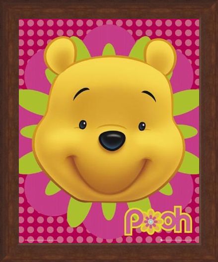 Framed Framed Happy Hunny Bear - Winnie the Pooh