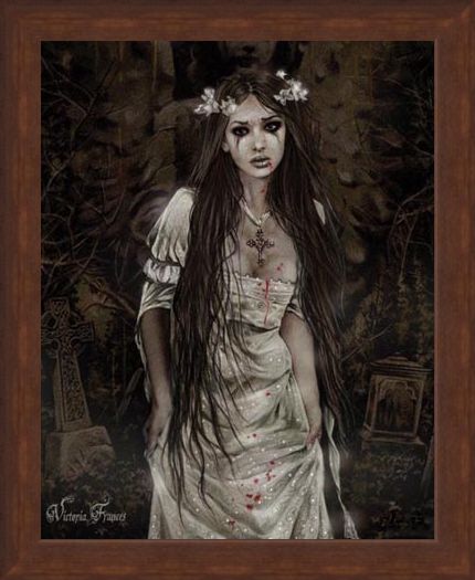 Framed Framed Anatheme The Vampire - Victoria Frances